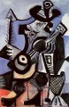 Músico Mosquetero E la guitarra 1972 cubismo Pablo Picasso